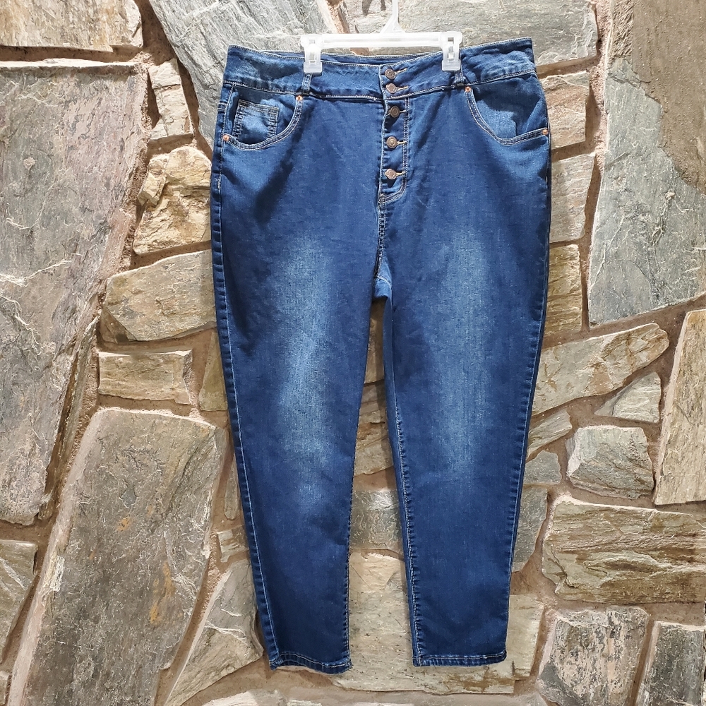 Shein Button Fly Jeans sz 3X